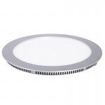 Downlight panel LED Redondo 190mm Gris 15W